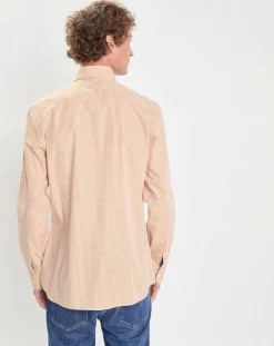 Chemise Slim Fit à micro carreaux jaune/blanc