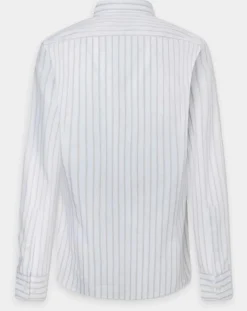 Chemise Slim Fit à rayures Smart écrue