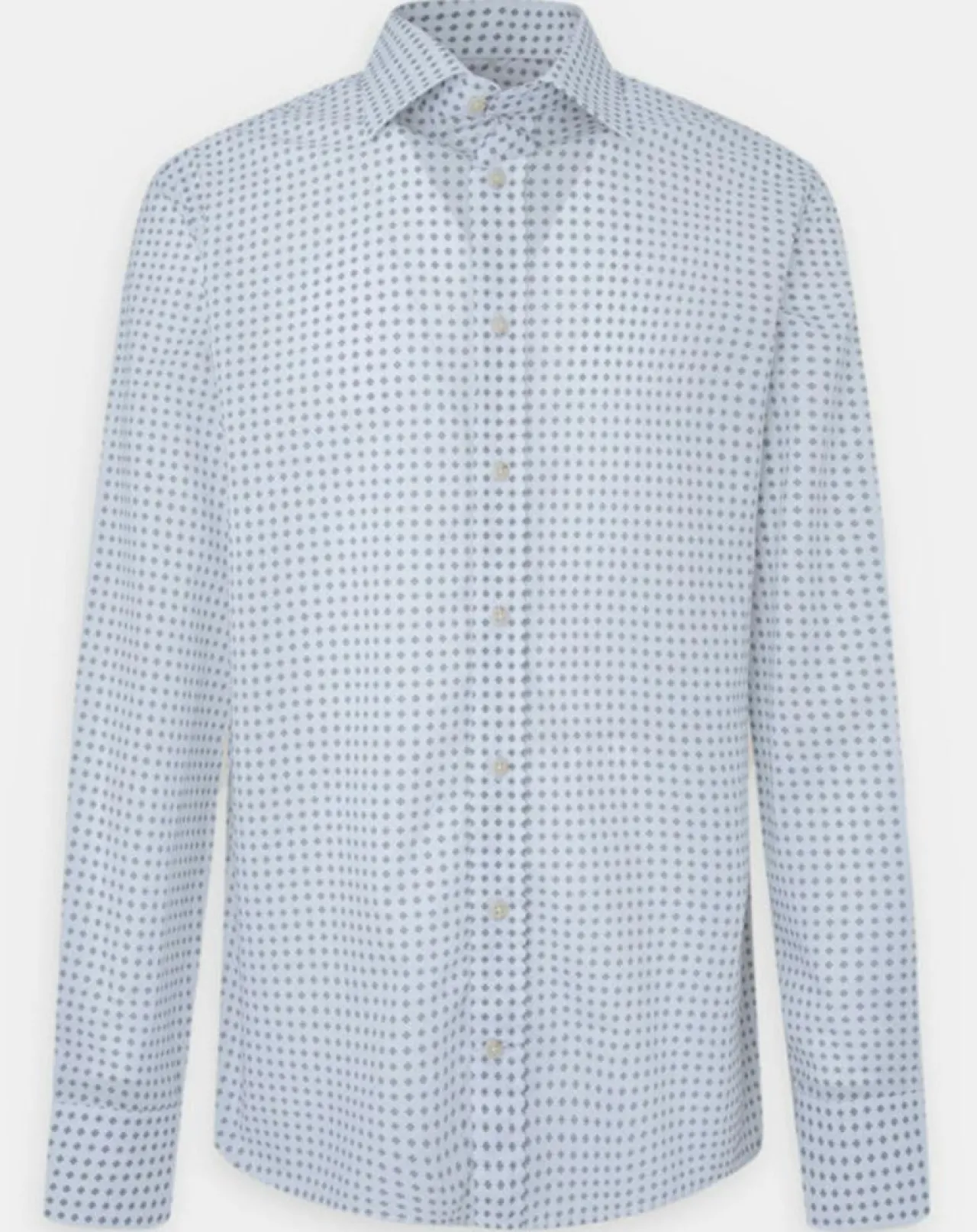 Chemise Slim Fit imprimée foulard blanche