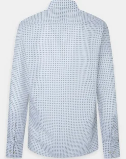 Chemise Slim Fit imprimée foulard blanche