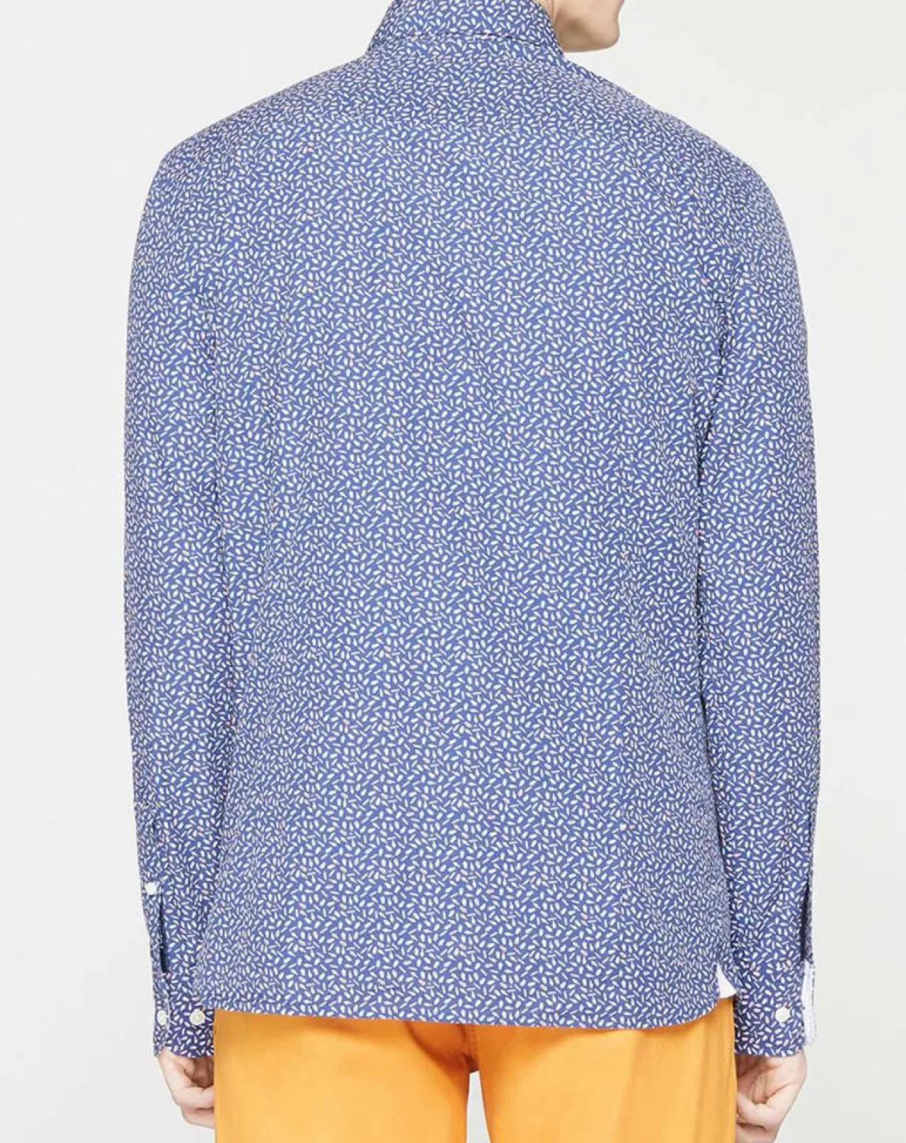 Chemise Slim Fit imprimée bleu foncé