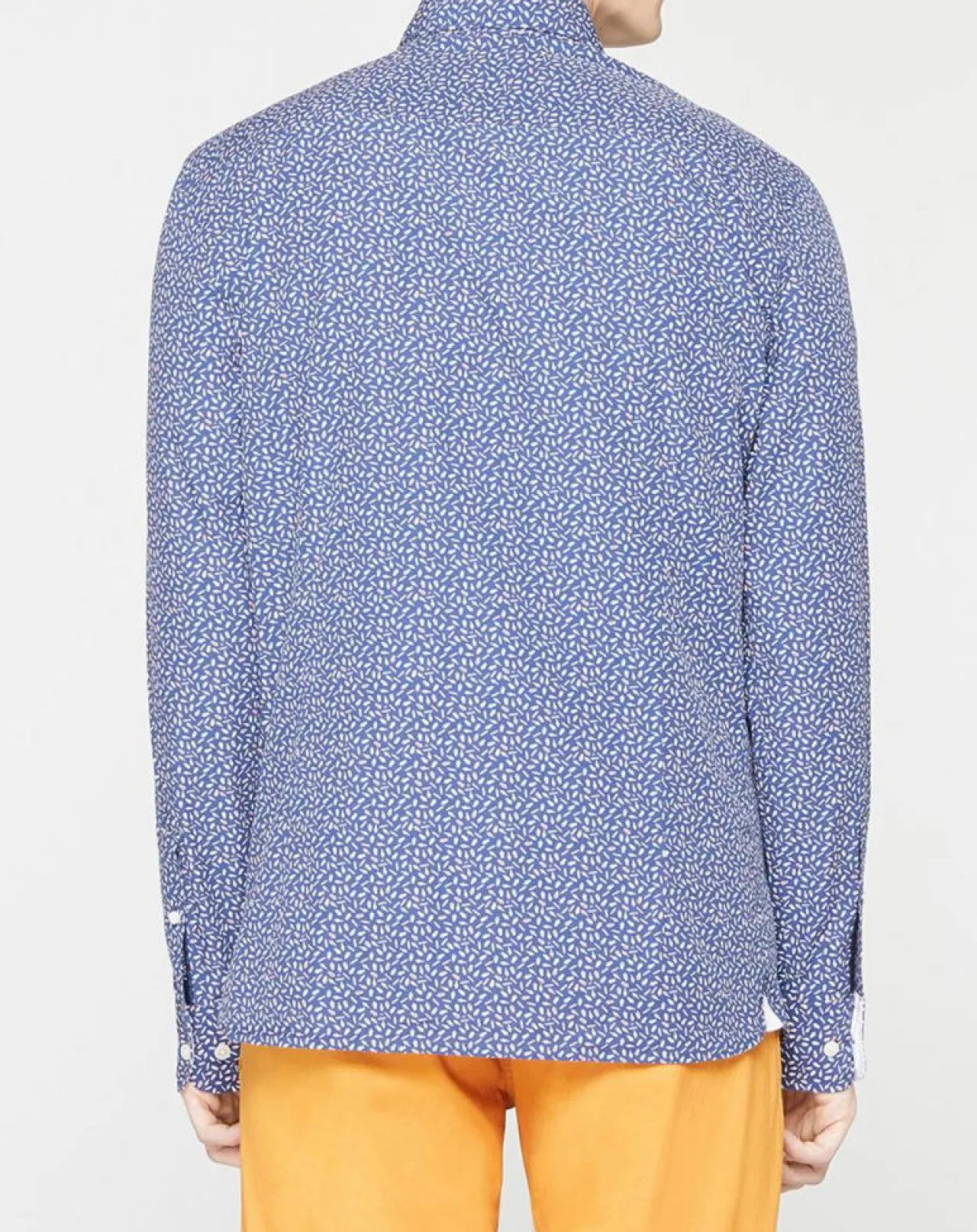 Chemise Slim Fit imprimée bleu foncé