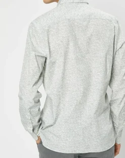 Chemise Slim Fit imprimée beige/kaki