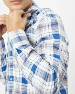 Chemise Slim Fit Madras à carreaux multicolore