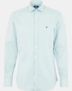 Chemise Slim Fit Milleraies vertes