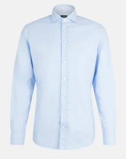 Chemise Slim Fit Oposit Arabesk bleu clair