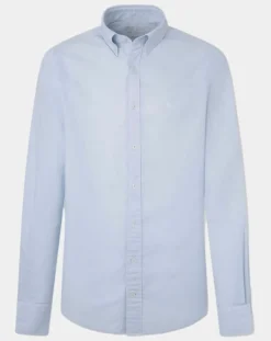 Chemise Slim Fit Oxford bleu ciel