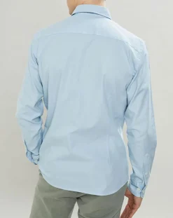 Chemise Slim Fit Oxford bleu clair