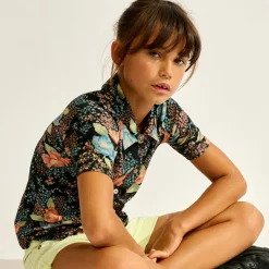 Chemise slim Voul imprimée noire