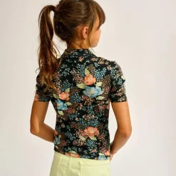 Chemise slim Voul imprimée noire