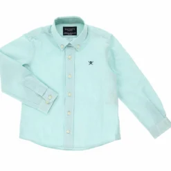 Chemise Summer en Coton à motifs vert aqua - T.3/7A