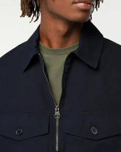 Chemise vareuse en Coton mélangé Nicket bleu marine