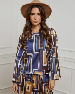 Chemisier Caroline marine