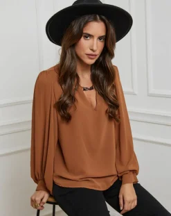 Chemisier Charlotte camel