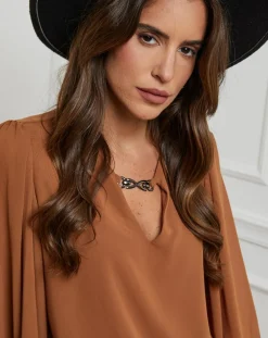 Chemisier Charlotte camel