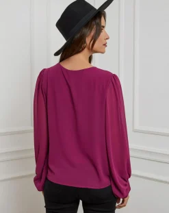 Chemisier Charlotte prune