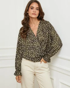 Chemisier Emma kaki
