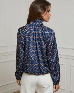 Chemisier Tycia marine
