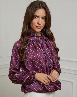 Chemisier Tycia prune