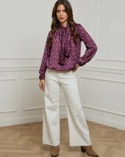 Chemisier Tycia prune