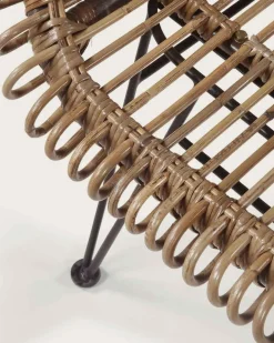 Chiang Mai - Fauteuil rond en rotin tressé