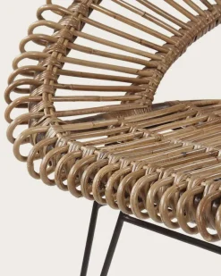 Chiang Mai - Fauteuil rond en rotin tressé