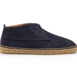 Chukka boots en Velours de Cuir Bruno marine