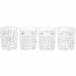 Coffret 4 verres à Whisky transparent
