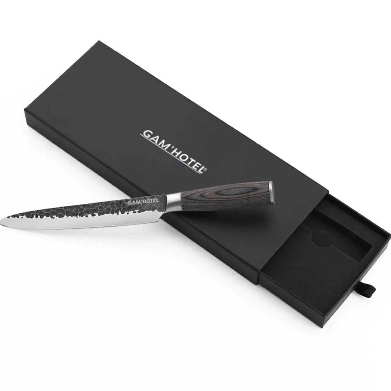 Coffret couteau à trancher Rétro noir