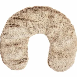 Coffret tour de cou + masque micro ondable beige - 24x16 cm