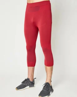 Collant technique 3/4 Evolution Warm Seamless rouge