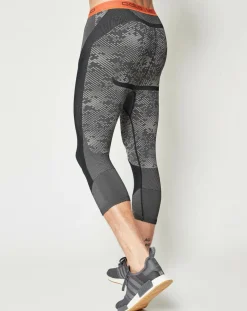 Collant technique Blackcomb Evolution Warm gris béton/orange