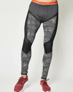 Collant technique Blackcomb Evolution Warm gris béton/orange
