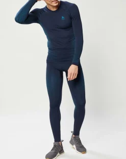 Collant technique Performance Warm bleu