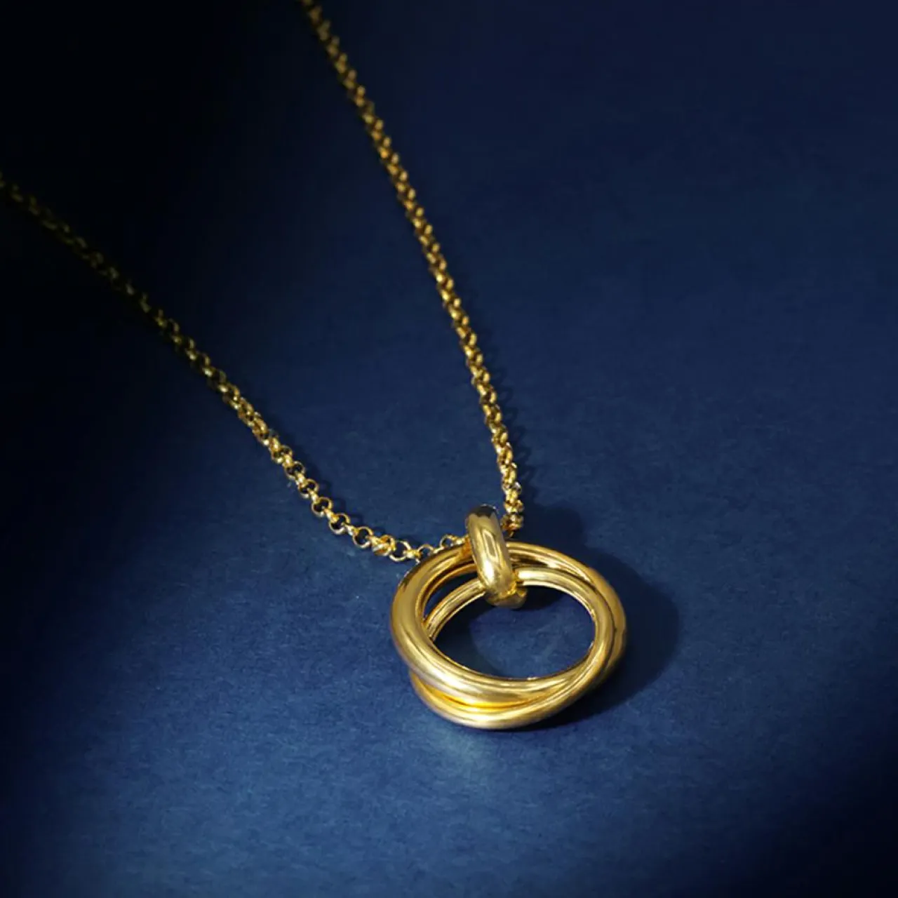 Collier Giasmina en Argent doré