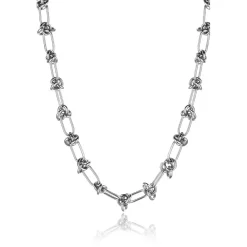 Collier Nautia argenté