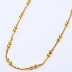 Collier Oria en Argent doré