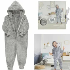 Combinaison enfant Sherpa grise - 94x2x115 cm