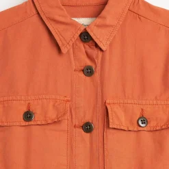 Combinaison Parole en Coton mélangé sans manches orange rouille