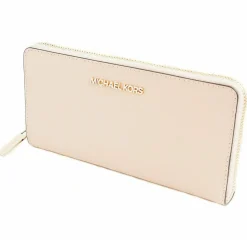 Compagnon en Cuir Jet Set Travel beige - 10x20.5x2.5 cm