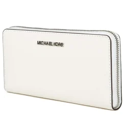 Compagnon en Cuir Jet Set Travel blanc - 10x20.5x2.5 cm