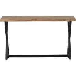 Console acacia bunting marron - 135x45x75 cm