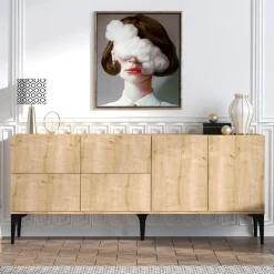 Console Laika chêne saphir - 180x80x40 cm