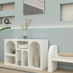 Console Liva blanche - 120x74x37 cm