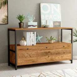 Console Nero marron/noir - 120x75x30 cm