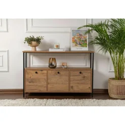 Console Solace pin/noir - 120x77x29.5 cm