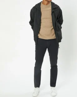 Coupe-vent imperméable à capuche noir