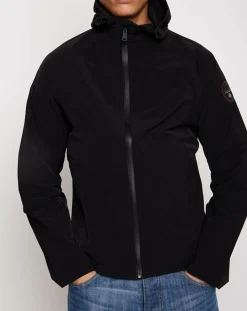 Coupe-Vent slim Adros Hood noir