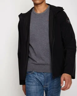 Coupe-Vent slim Adros Hood noir