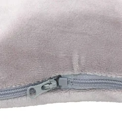 Coussin de posture massant et chauffant gris - 43x7.5x36 cm